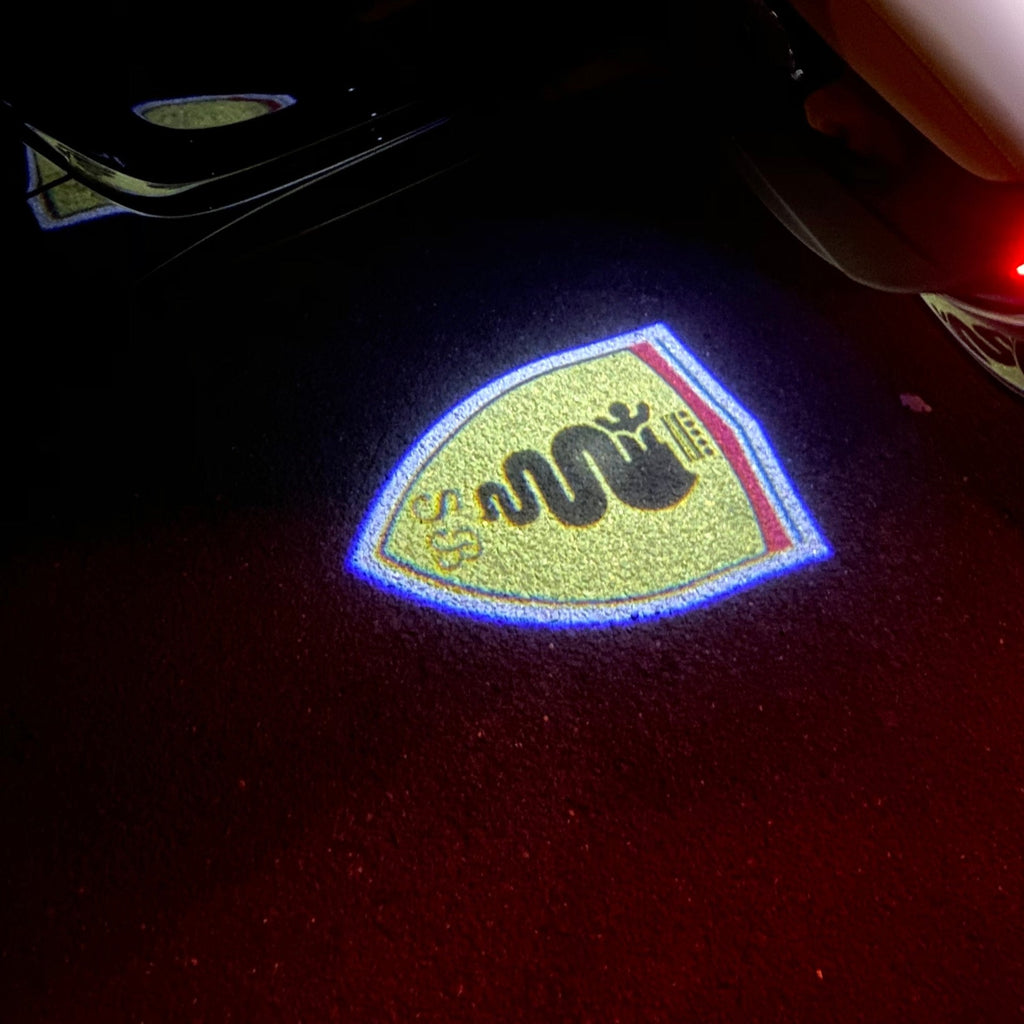 ALFA ROMEO LOGO PROJECTOR LIGHTS Nr.44 (quantité 1 = 2 Film Logo / 2 feux de porte)