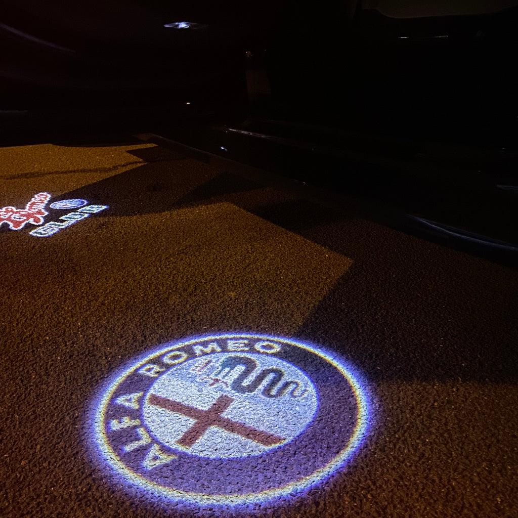 Alfa Romeo LOGO PROJECTOT LUCES Nr.37 (cantidad 1 = 2 Logo Film/2 luces de puerta)