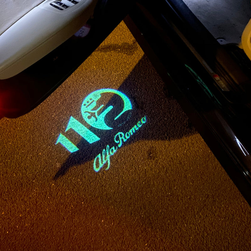 Alfa Romeo sign projection Light No. 25 (qty. 1 = 2 sign film / 2 Door Lights)