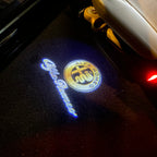 Alfa Romeo LOGO PROJECTOT LIGHTS Nr.16 (quantité 1 = 2 Logo Film / 2 feux de porte)
