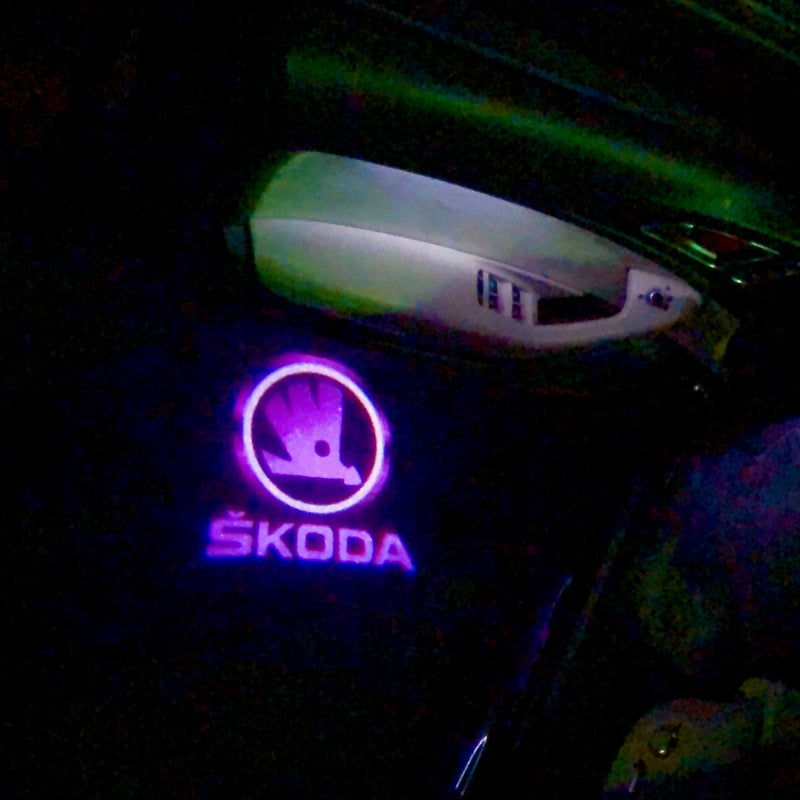 Led Auto Tür Licht Courtesy Licht Welcome Light Logo Projektor Lampe  Zubehör für Skoda Superb 2 Mk2 Superb 3