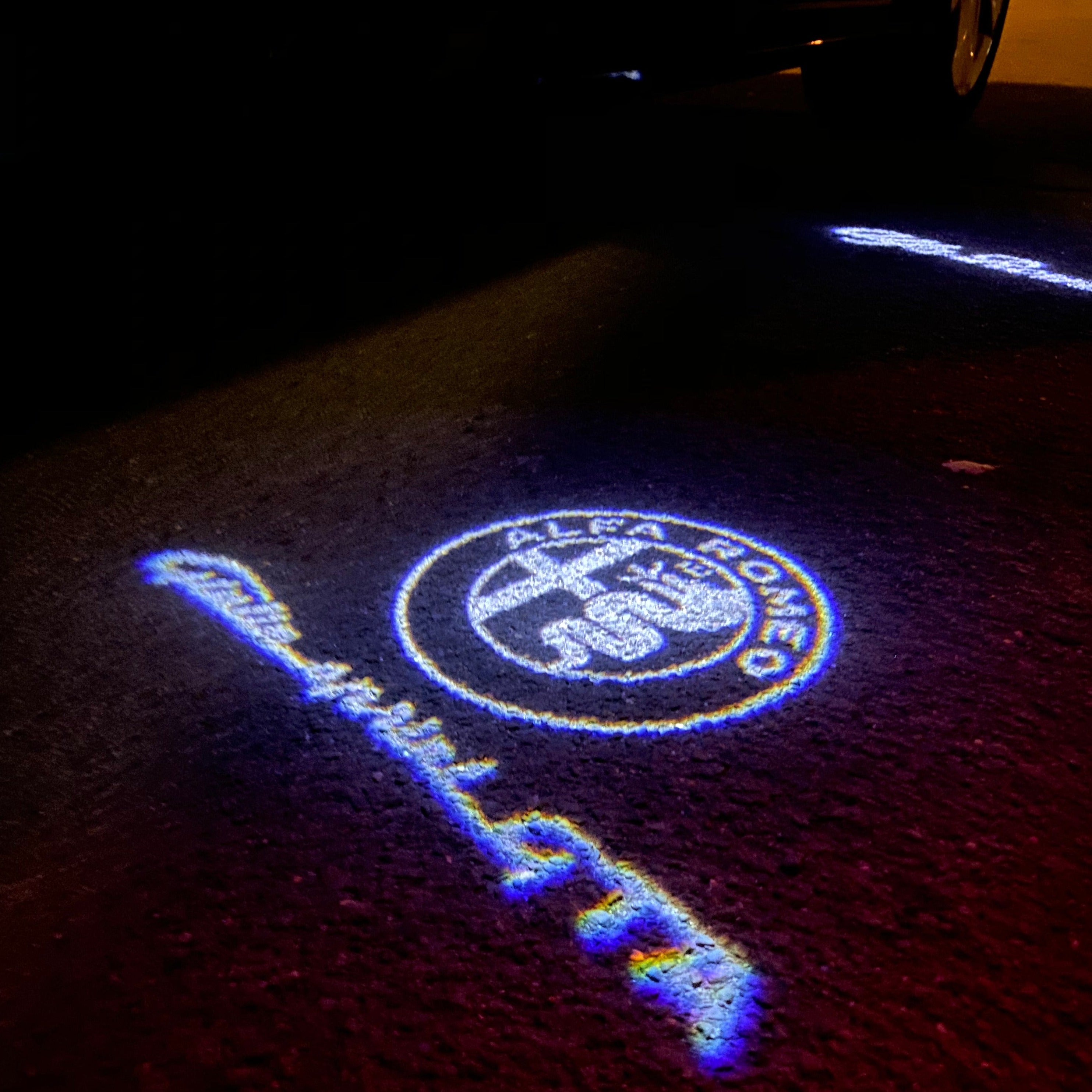 Alfa Romeo Giulietta GTA LOGO PROJECTOT LIGHTS Nr.78 (quantité 1 = 2 Logo Film / 2 feux de porte)