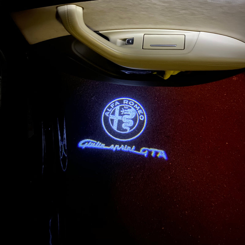 Alfa Romeo Giulietta GTA LOGO PROJECTOT LIGHTS Nr.78 (quantité 1 = 2 Logo Film / 2 feux de porte)