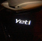 SKODA YETI LOGO PROJECTOT LIGHTS Nr.64 (quantité 1 = 2 Logo Film / 2 feux de porte)