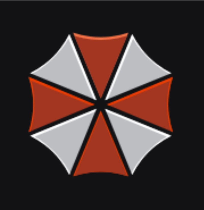 Resident Evil Logo Nr.200 (Menge 1 = 2 Logofilme /2 Türleuchten)