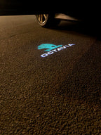 SKODA OCTAVIA LOGO PROJECTOT LIGHTS Nr.78 (quantity  1 =  2 Logo Film /  2 door lights)