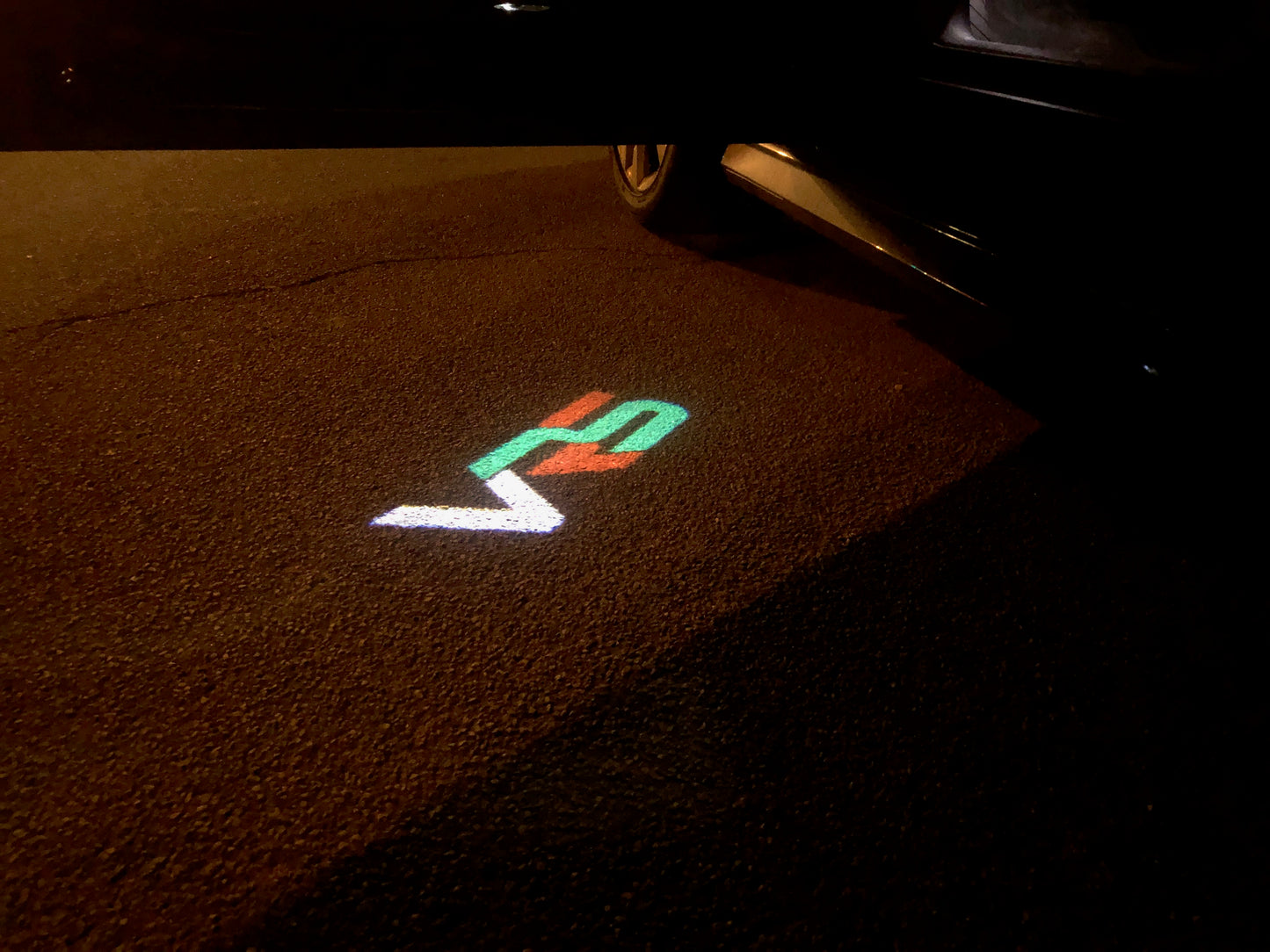 SKODA VRS LOGO PROJECTOT LIGHTS Nr.26 (quantité 1 = 2 Logo Film / 2 feux de porte)