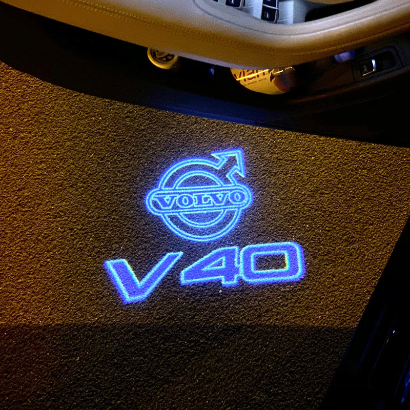 Volvo V 40 LOGO PROJECROTR LIGHTS Nr.93 (quantity  1 =  2 Logo Film /  2 door lights)