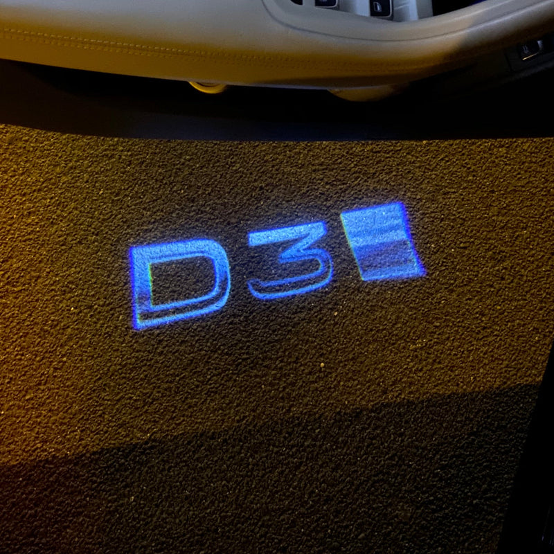 Volvo D 3 LOGO PROJECROTR LIGHTS Nr.129 (quantity  1 =  2 Logo Film /  2 door lights)