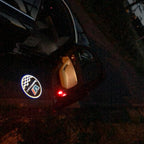 SKODA MOTORSPORT LOGO PROJECTOT LIGHTS Nr.73 (quantity  1 =  2 Logo Film /  2 door lights)