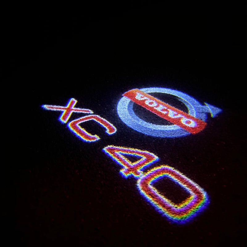 XC 40 LOGO LOGO PROJECROTR LIGHTS Nr.32 (quantità 1 = 2 Logo Film / 2 luci porta)