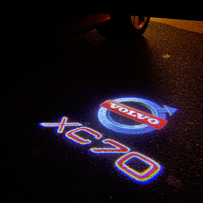 XC70 LOGO PROJECROTR LIGHTS Nr.17 (quantità 1 = 2 Pellicole logo / 2 luci porta)