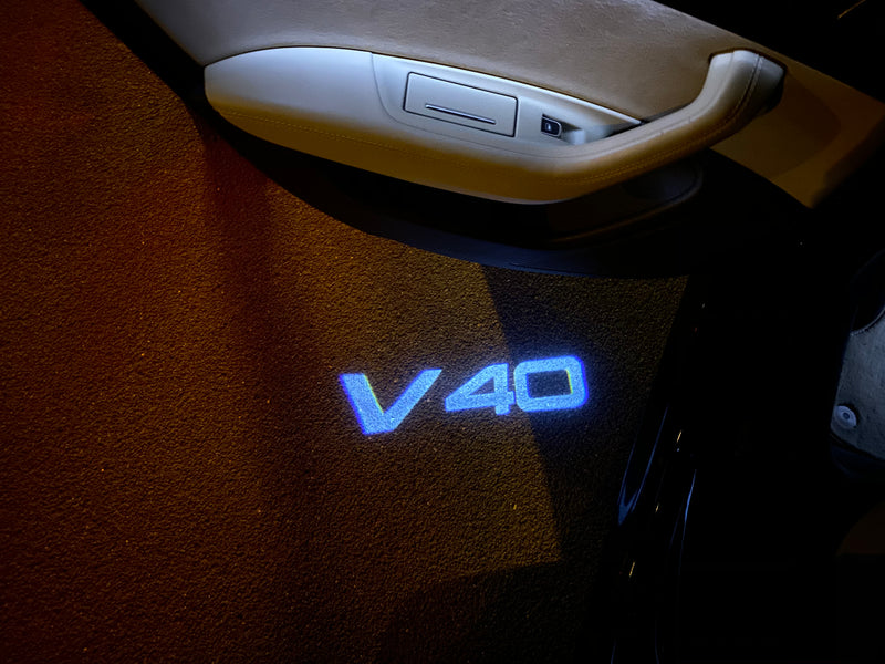 Volvo LOGO PROJECTOR LIGHTS Nr.114 (Menge 1 = 2 Logo Film / 2 Türlichter)