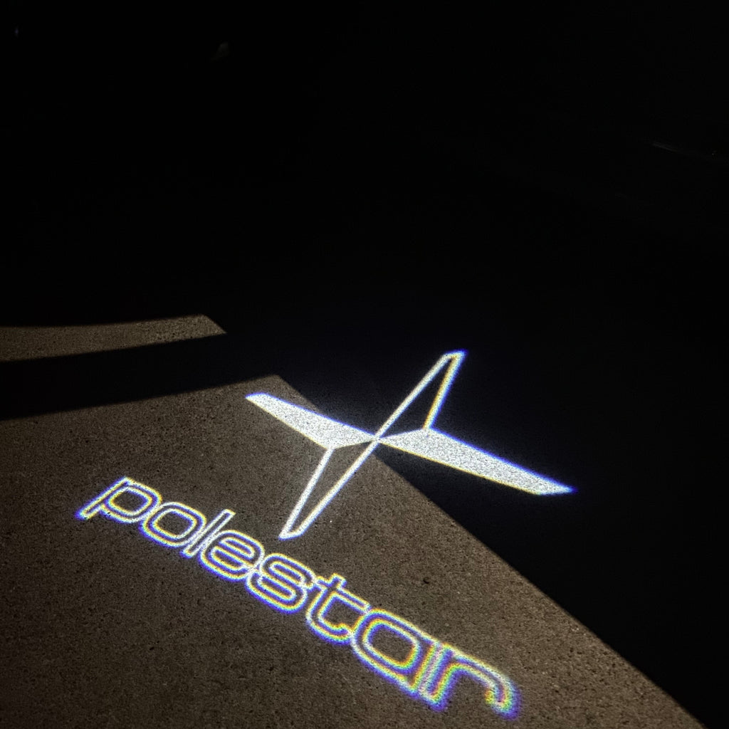 POLESTAR LOGO PROJECROTR LIGHTS Nr.132 (quantity  1 =  2 Logo Film /  2 door lights)