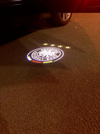 Logo del Club de fútbol no. 232 (número 1 = 2 etiquetas / 2 luces de puerta)