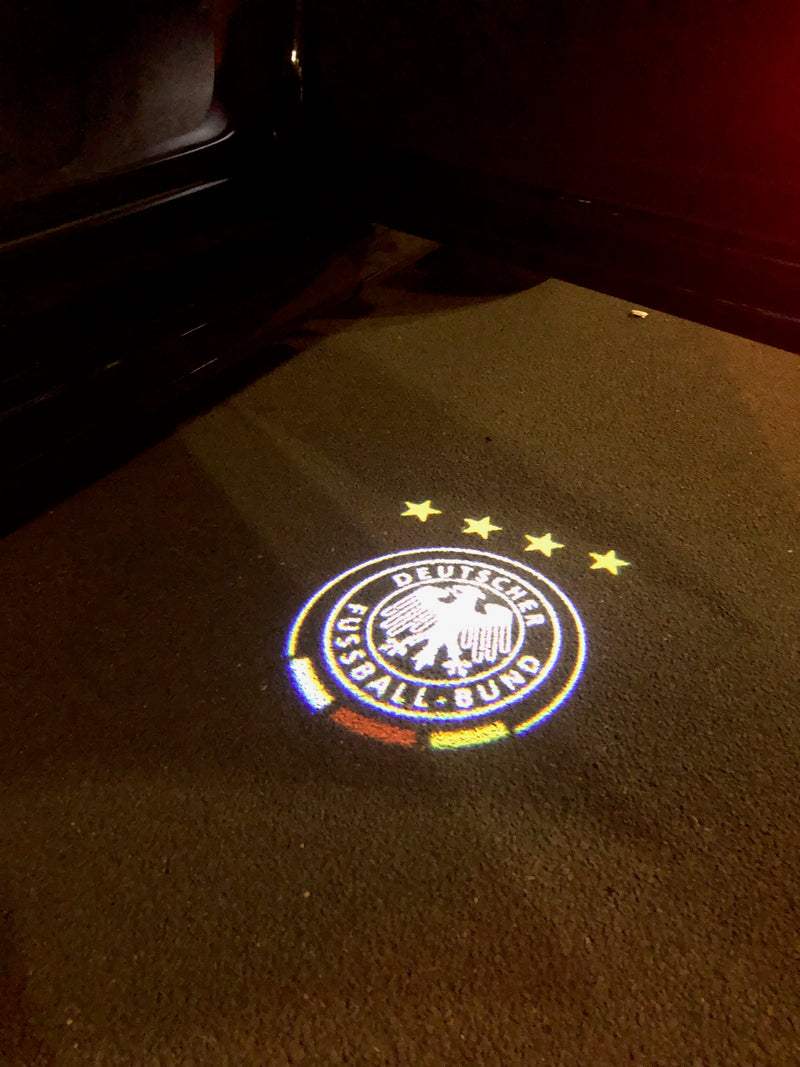 Football CLUB deutscher fussball-bund Logo door lights Nr.232  (quantity 1 = 2 Logo Films /2 door lights）