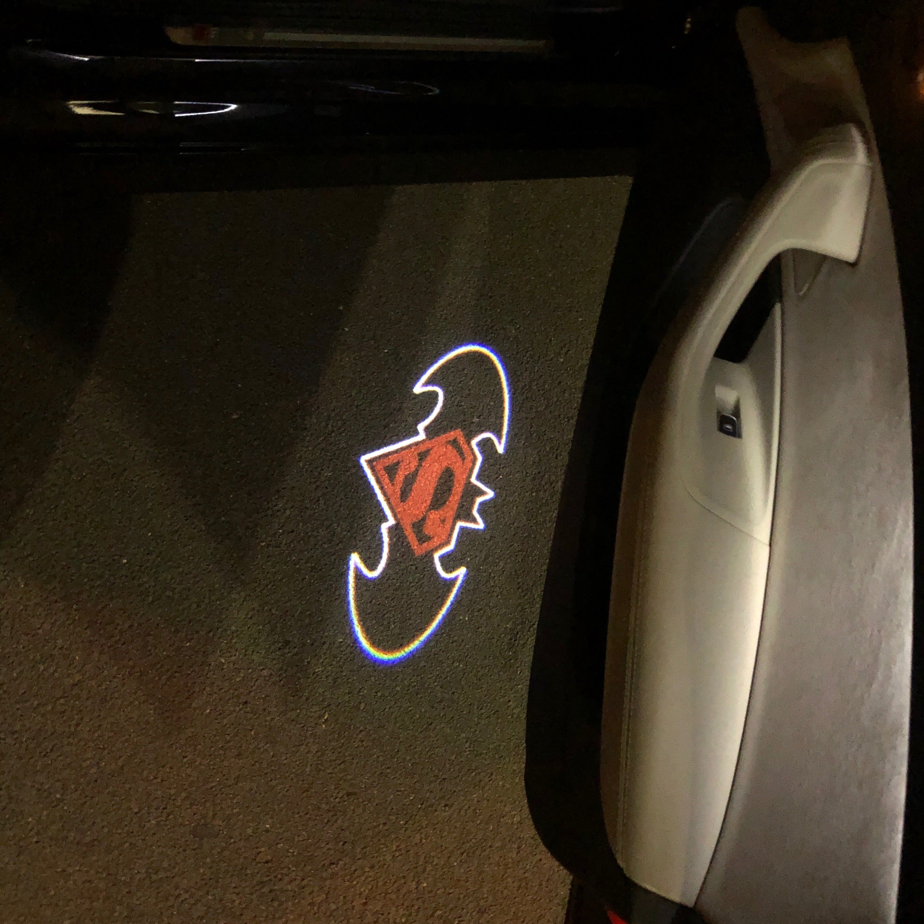 Batman Logo Nr.242 (quantité 1 = 2 Logo Films /2 feux de porte)