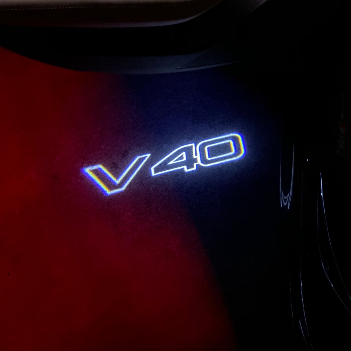 LUCES DEL PROYECTOR DEL LOGOTIPO Volvo Nr.91 (cantidad 1 = 2 Película de logotipo / 2 luces de puerta)