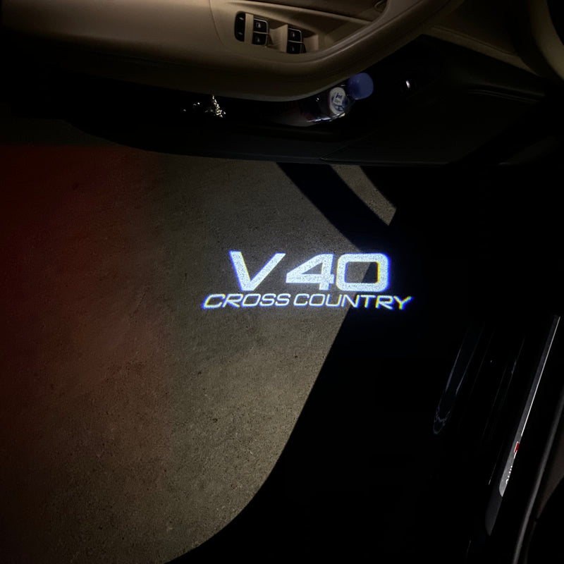 LUCI PROIETTORI LOGO Volvo Nr.100 (quantità 1 = 2 Logo Film / 2 luci porta)