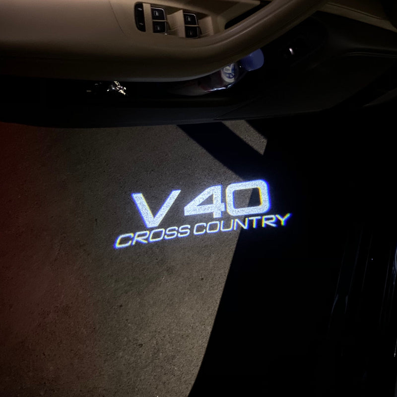 Volvo LOGO PROJECROTR LIGHTS Nr.100 (Menge 1 = 2 Logo Film / 2 Türleuchten)