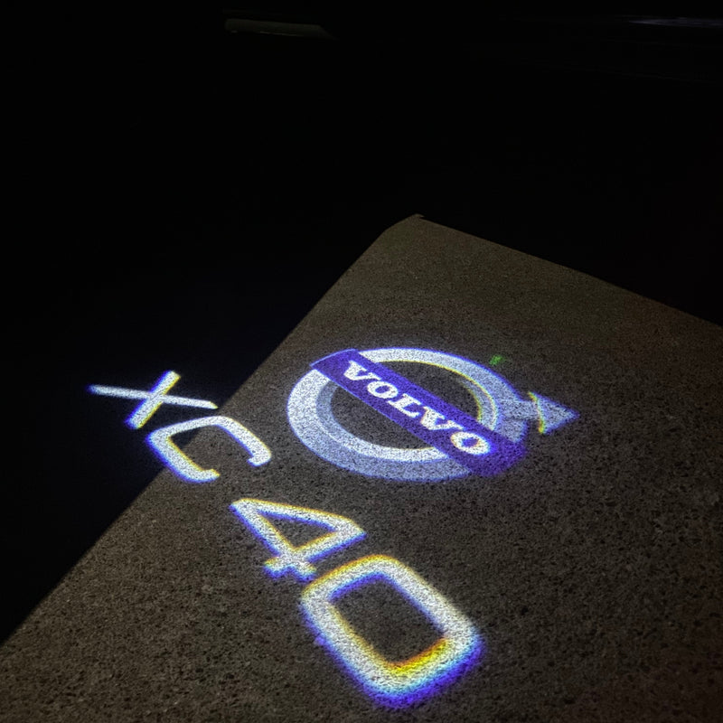 فولفو XC40 LOGO PROJECROTR أضواء Nr.31 (الكمية 1 = 2 شعار فيلم / 2 أضواء الباب)