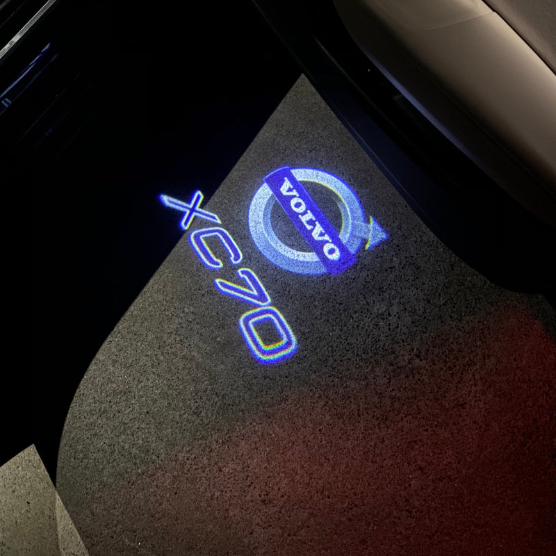 XC70 LOGO PROJECROTR LIGHTS Nr.16 (quantità 1 = 2 Pellicole logo / 2 luci porta)