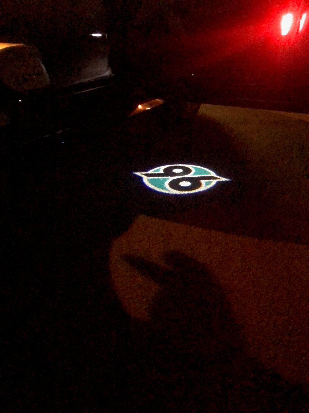 HANNOVER 96 Logo Nr.238 (Menge 1 = 2 Logo-Folien / 2 Türleuchten）