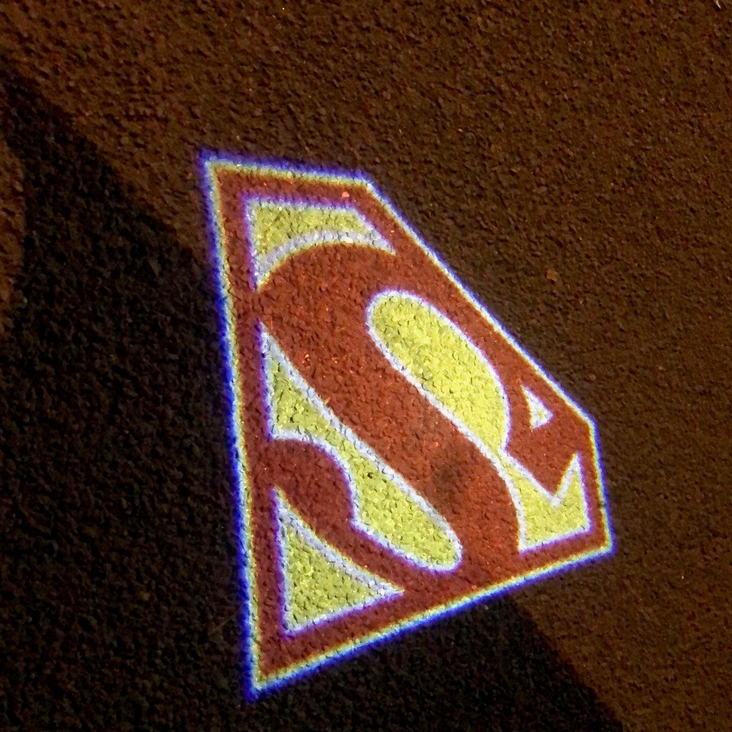 Super Man Logo Nr.241 (cantidad 1 = 2 películas con logo / 2 luces de puerta）