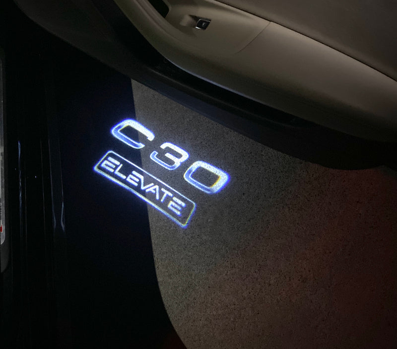 Volvo C 30 LOGO PROJECROTR LIGHTS Nr.121 (quantity  1 =  2 Logo Film /  2 door lights)