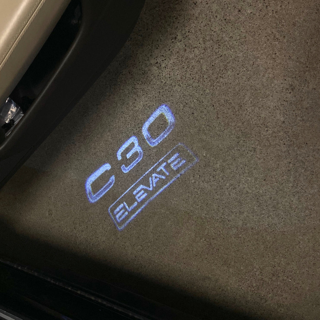 Volvo LOGO PROJECROTR LIGHTS Nr.121 (cantidad 1 = 2 logo película / 2 luces de puerta)