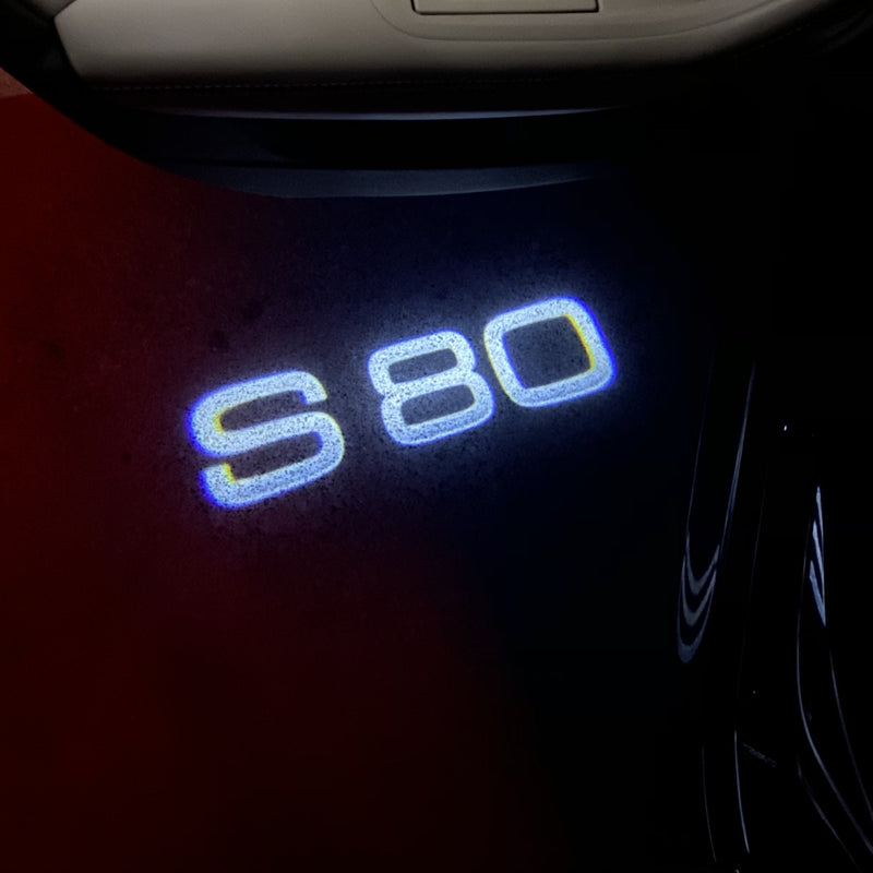 Volvo S 80 LOGO PROJECROTR LIGHTS Nr.90 (quantity  1 =  2 Logo Film /  2 door lights)
