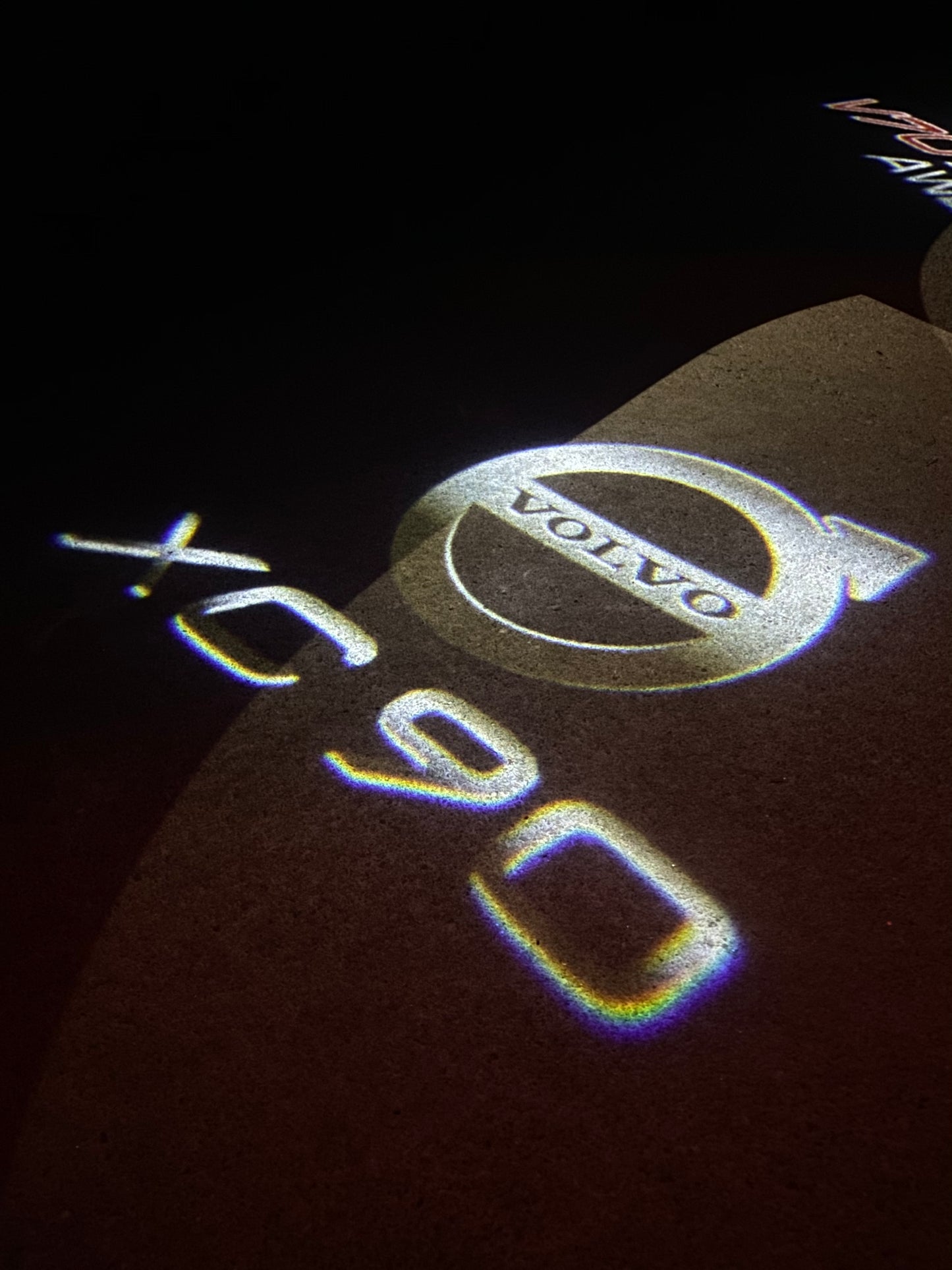 Volvo XC90 LOGO PROJECROTR LIGHTS Nr.123 (quantity  1 =  2 Logo Film /  2 door lights)