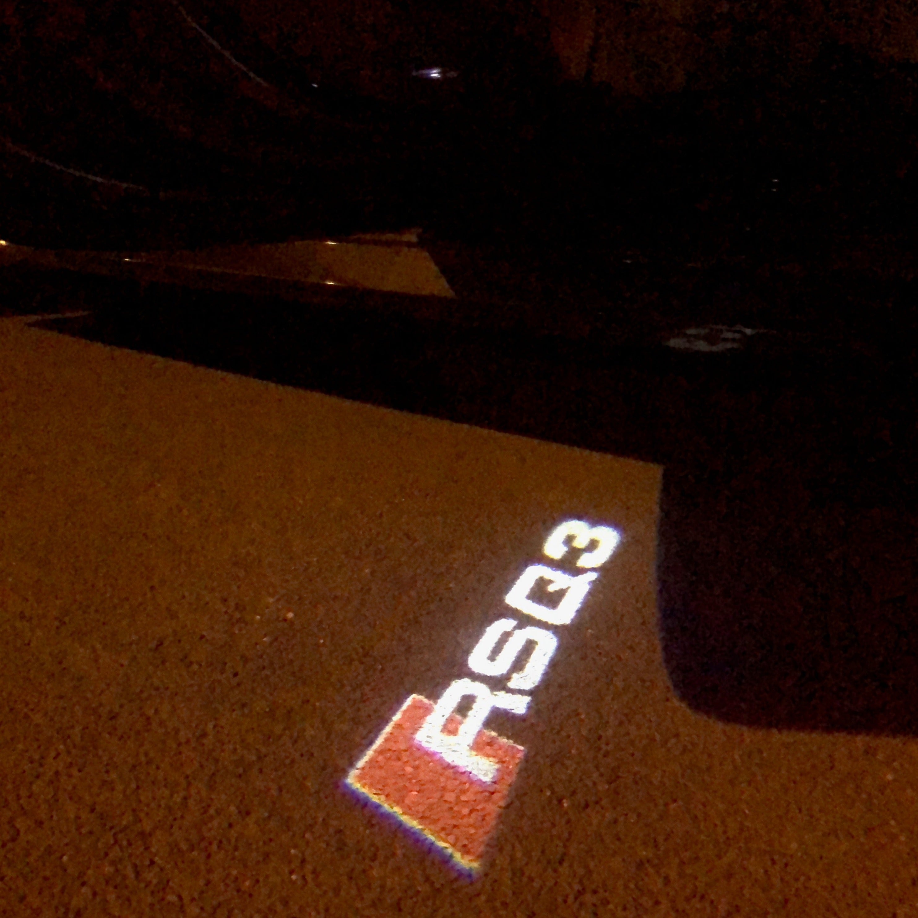 AUDI LOGO PROJECT LIGHTS Nr.60 (quantità 1= 2 Logo Films /2 porta luci）