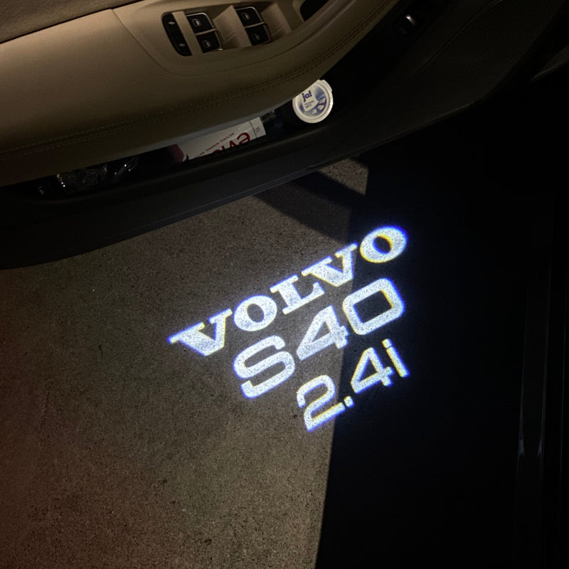 LUCES DEL PROYECTOR DEL LOGOTIPO Volvo Nr.119 (cantidad 1 = 2 Película de logotipo / 2 luces de puerta)