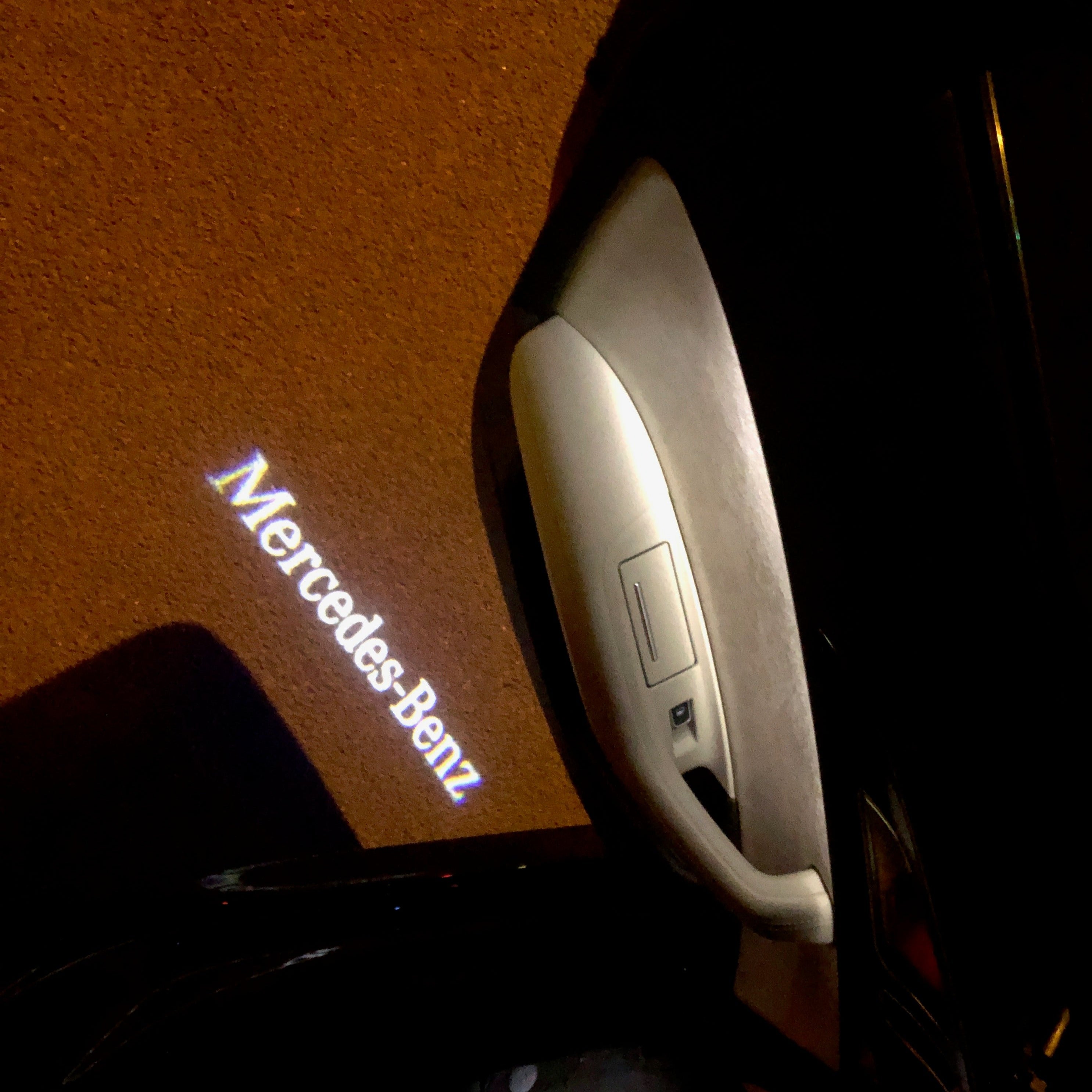 MERCEDES BENZ LOGO PROJECTOT LIGHTS Nr.07 (quantité 1 = 1 ensemble/2 feux de porte)