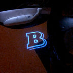 MERCEDES BENZ BRABUS LOGO PROJECTOT LIGHTS Nr.23 (Menge 1 = 1 Sets/2 Türleuchten)