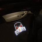 SKODA LOGO PROJECTOT LIGHTS Nr.01 (quantità 1 = 2 Logo Film / 2 luci porta)