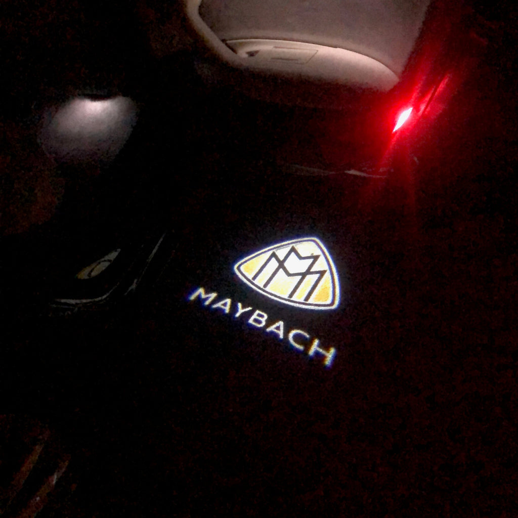 MAYBACH LOGO PROJECTOT LIGHTS Nr.28 (quantità 1 = 2 Logo Film /2 porta luci)