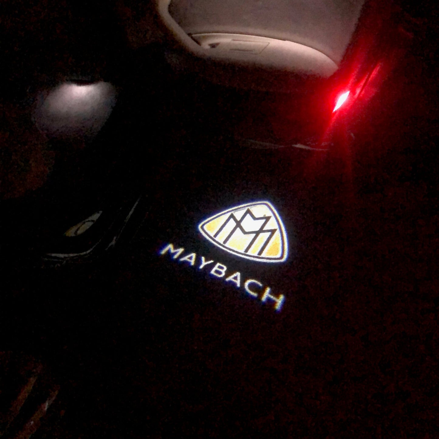 No 28 Maybach sign projection Light (qty. 1 = 2 sign film / 2 Door Lights)