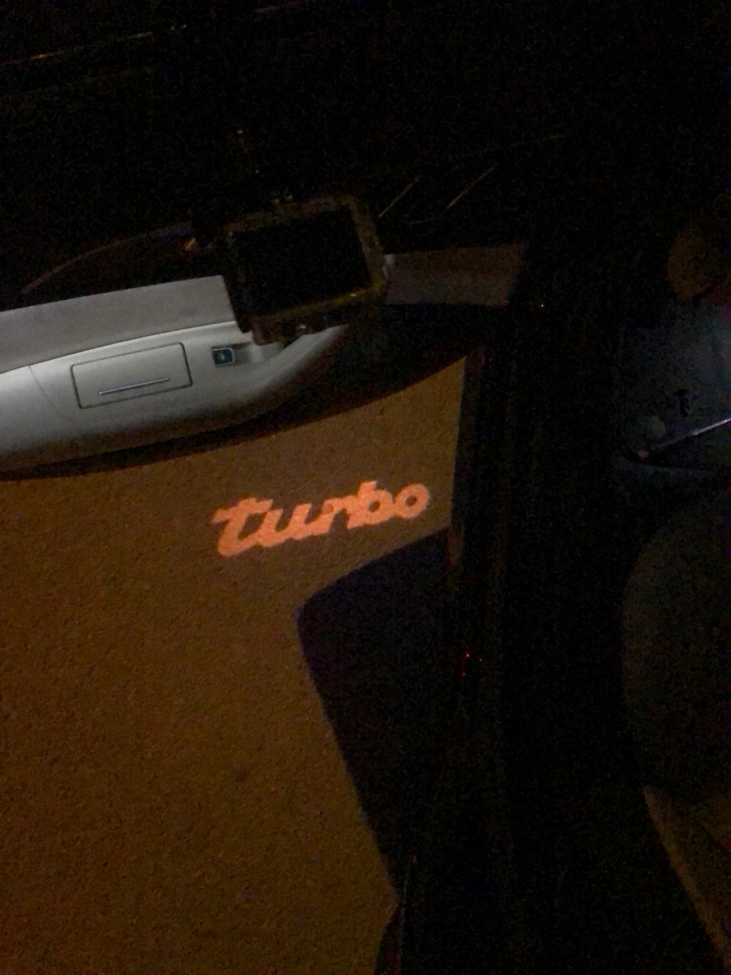 LUCES DE PROYECTOR LOGO MERCEDES BENZ TURBO Nr.25 (cantidad 1 = 1 juegos / 2 luces de puerta)