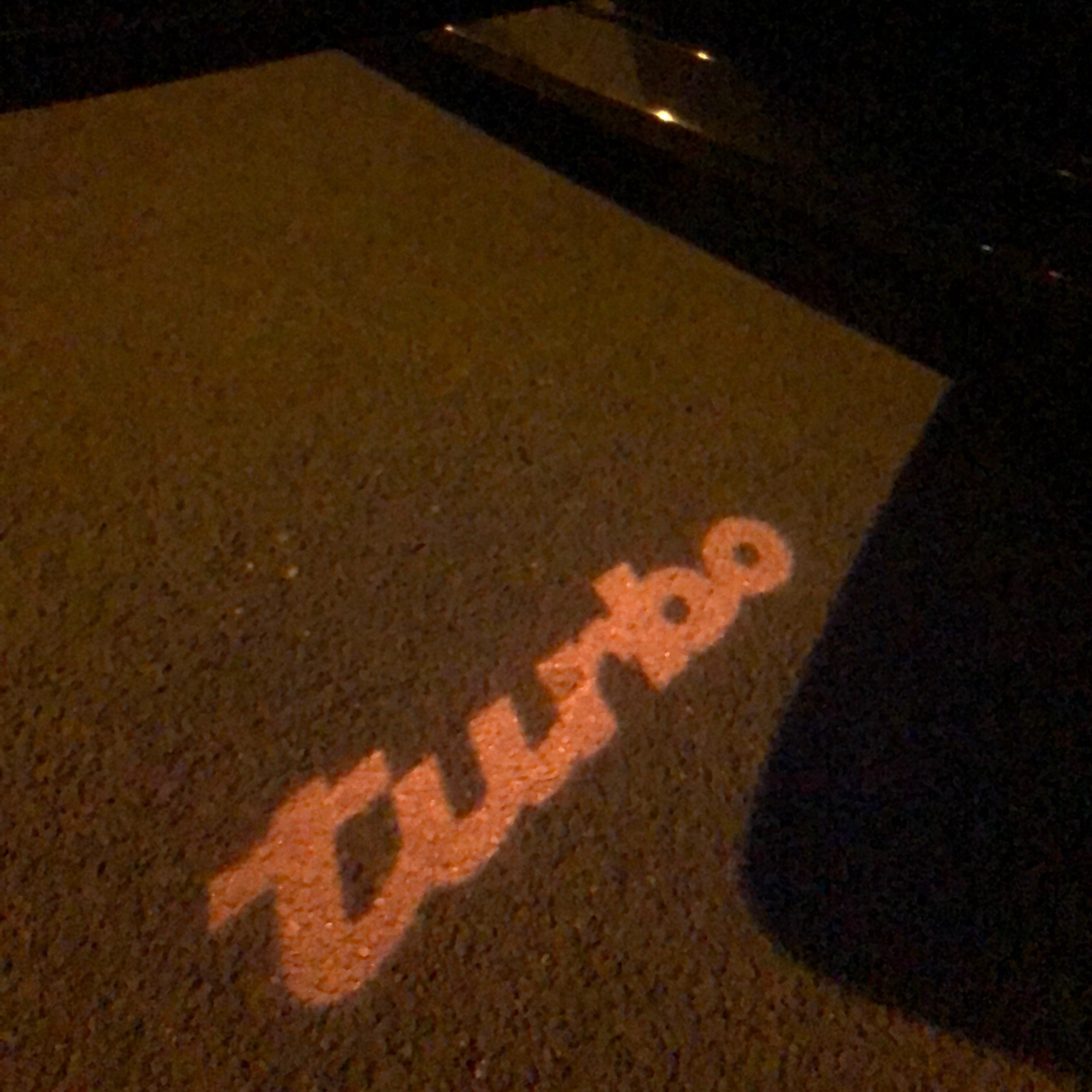 LUCES DE PROYECTOR LOGO MERCEDES BENZ TURBO Nr.25 (cantidad 1 = 1 juegos / 2 luces de puerta)