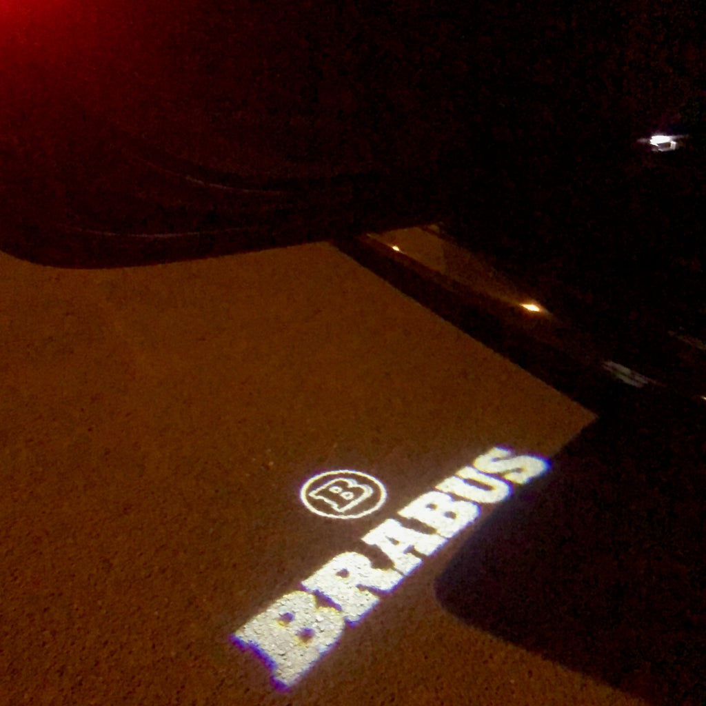 MERCEDES BENZ BRABUS LOGO PROJECTOT LIGHTS Nr.24 (quantité 1 = 1 ensemble/2 feux de porte)
