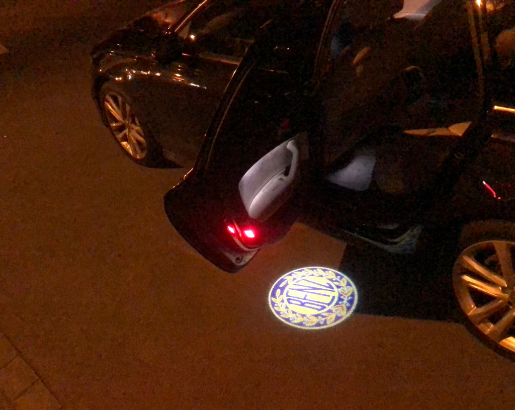 MERCEDES BENZ LOGO PROJECTOT LIGHTS Nr.03 (cantidad 1 = 1 juego/2 luces de puerta)