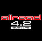 AUDI ALLROAD  LOGO PROJECTOT LIGHTS Nr.253  (quantity 1 = 2 Logo Films /2 door lights）