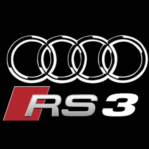 AUDI LOGO PROJECTOT LIGHTS Nr.128 (الكمية 1 = 2 شعار الأفلام / 2 أضواء الباب)