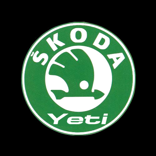 SKODA YETI LOGO LUCI Nr.109 (quantità 1 = 2 Logo Film / 2 luci porta)