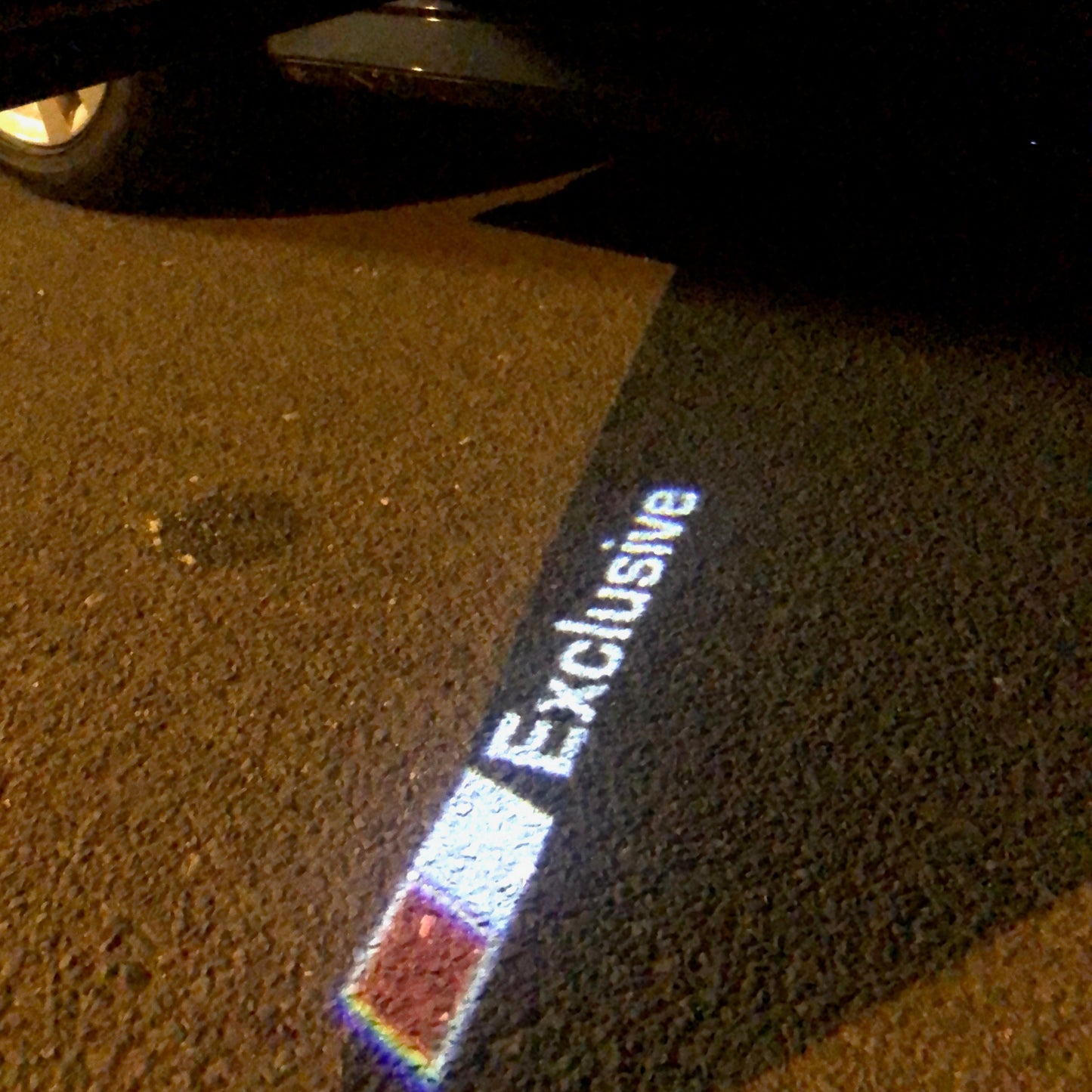 AUDI LOGO PROJECTOT LIGHTS Nr.74 (quantité 1 = 2 Logo Films /2 feux de porte)