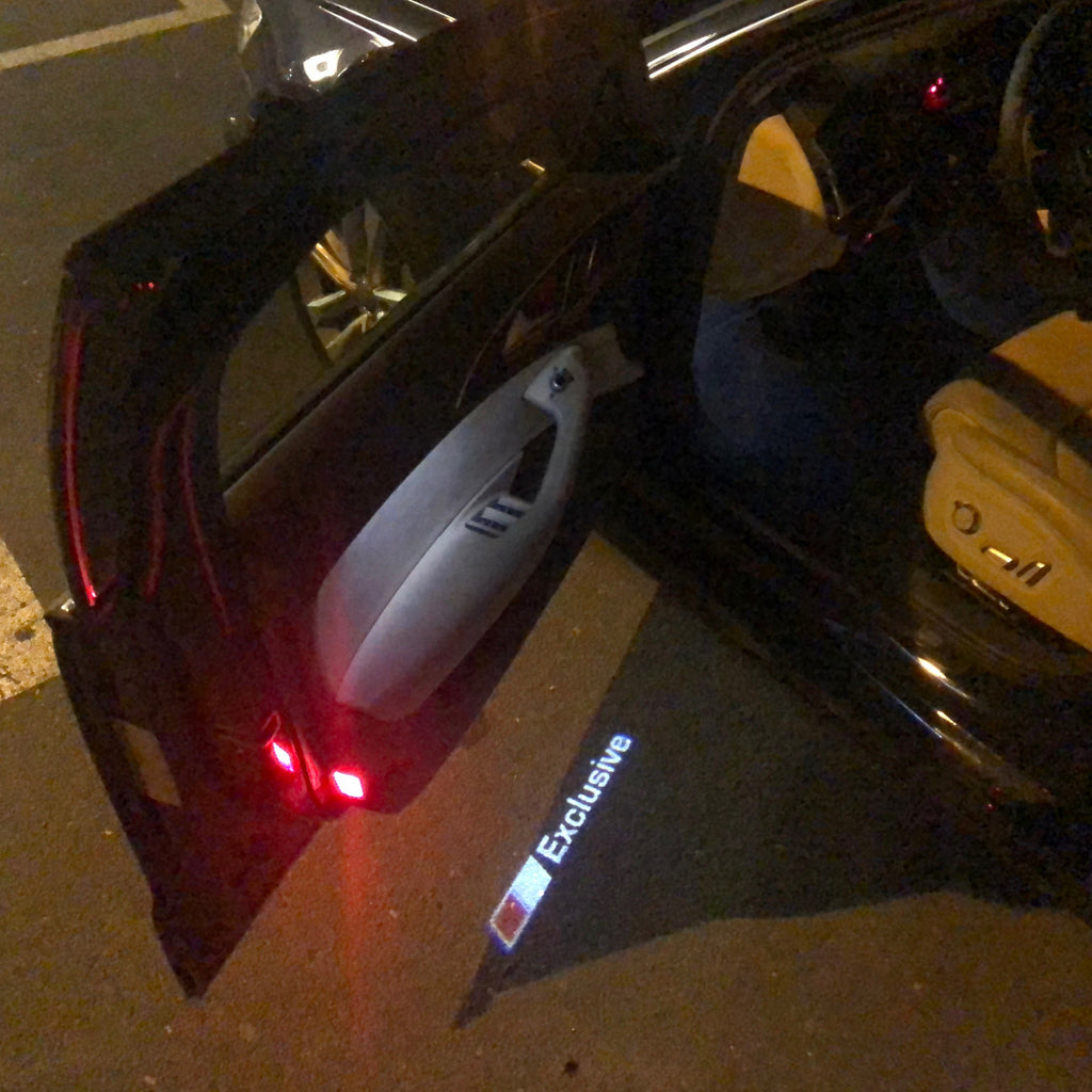 AUDI LOGO PROJECTOT LIGHTS Nr.74 (quantità 1 = 2 Logo Films /2 luci porta)