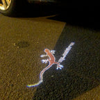 AUDI QUATTRO GECKO LOGO PROJECT LIGHT Nr.61 (quantità 1= 2 Logo Films /2 porta luci）