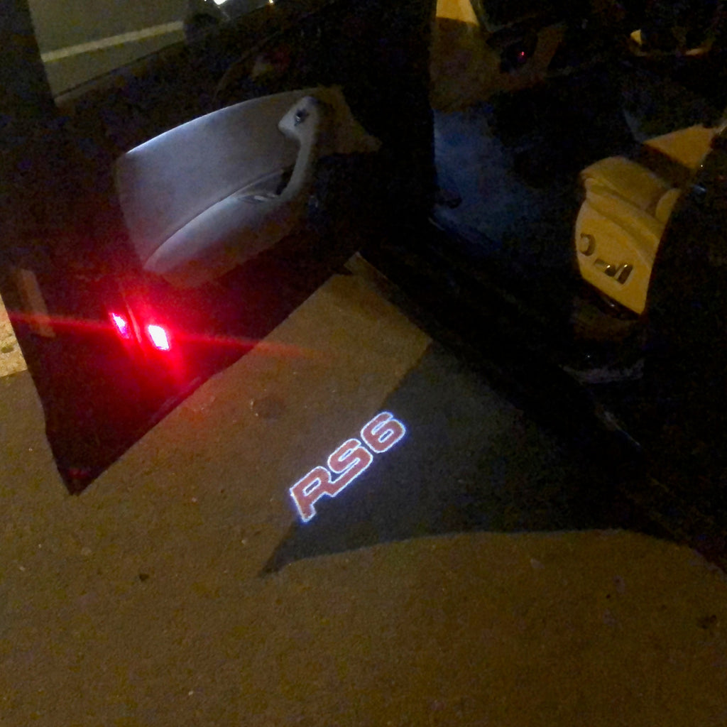 76 Audi logo Projection LAMP (quantity 1 = 2 logo Film / 2 door LAMP)